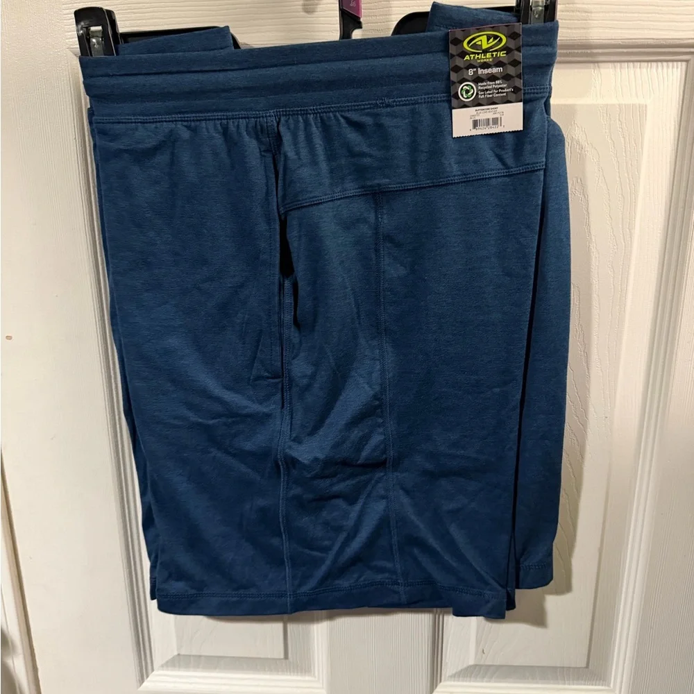 ❣️🤙🏽Athletic Works Men's Blue Athletic Shorts - Picture 1 of 4